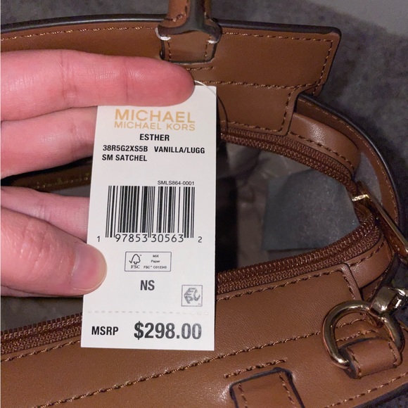 Michael Kors Tan and Cream Satchel - Picture 3 of 3